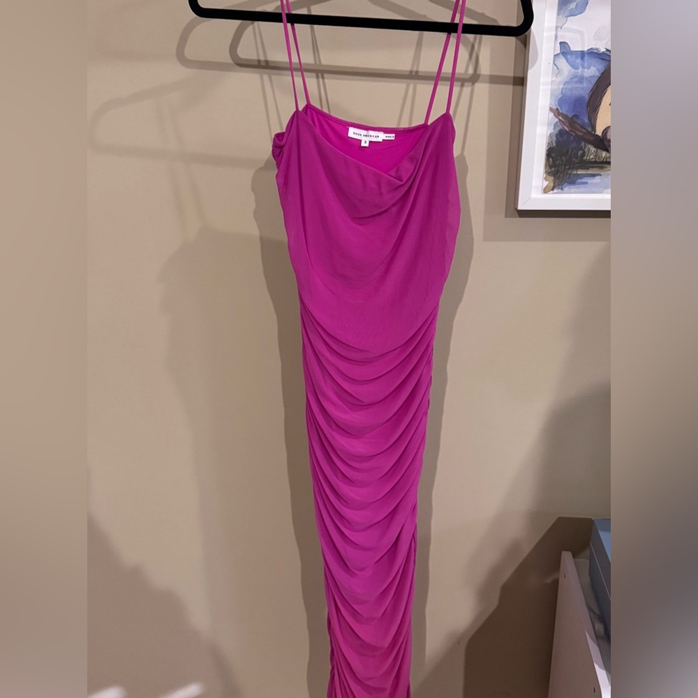 GA Midi shirred dress